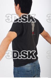 Upper body reference black tshirt of Orville 0005